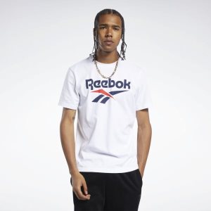 Reebok Classic Vector T Shirt Herren - Weiß - DE 129-XVK